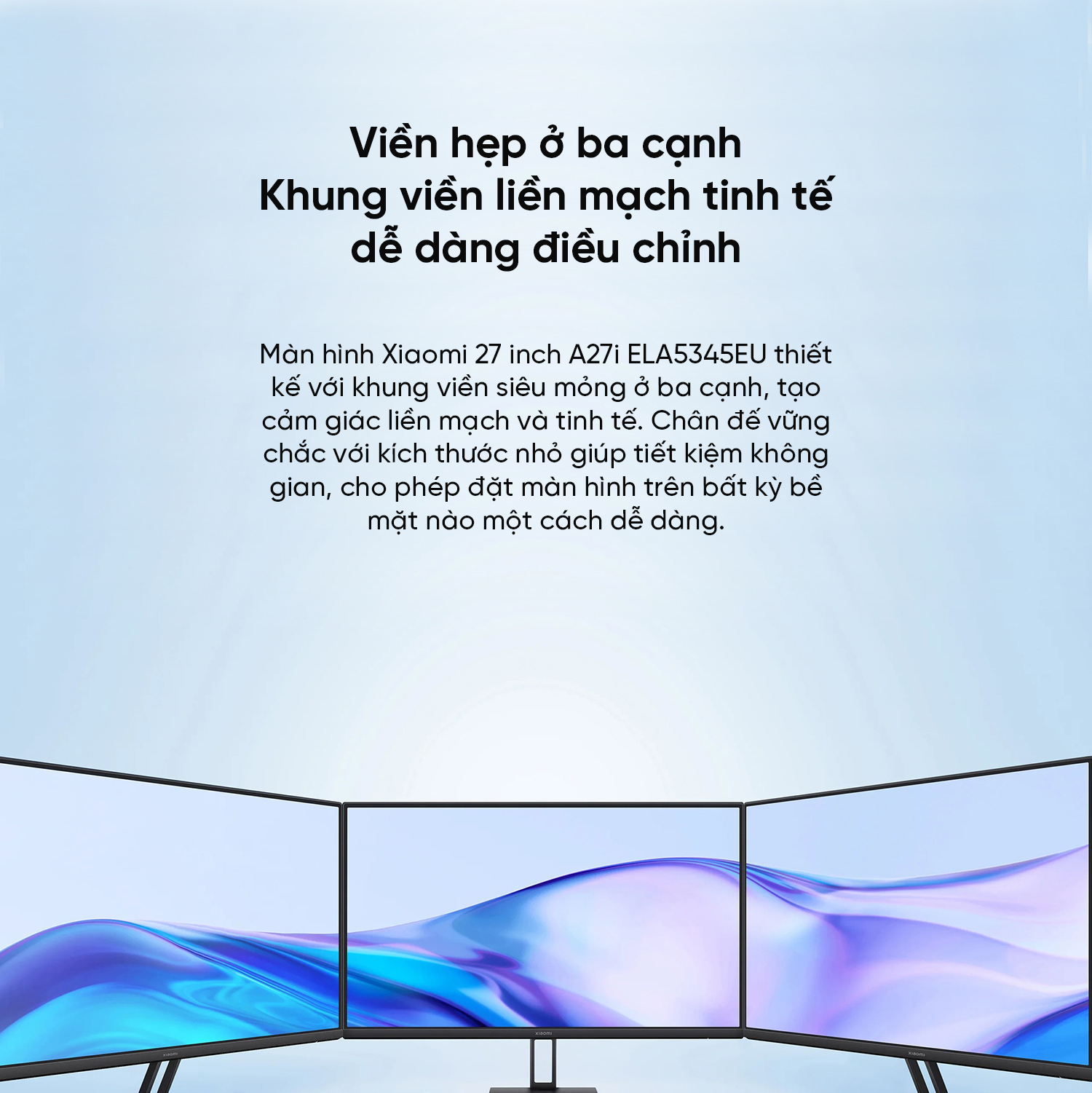 Mô tả Màn hình máy tính Xiaomi Monitor A27i EU ELA5345EU - Trải nghiệm giải trí và làm việc mượt mà - 7