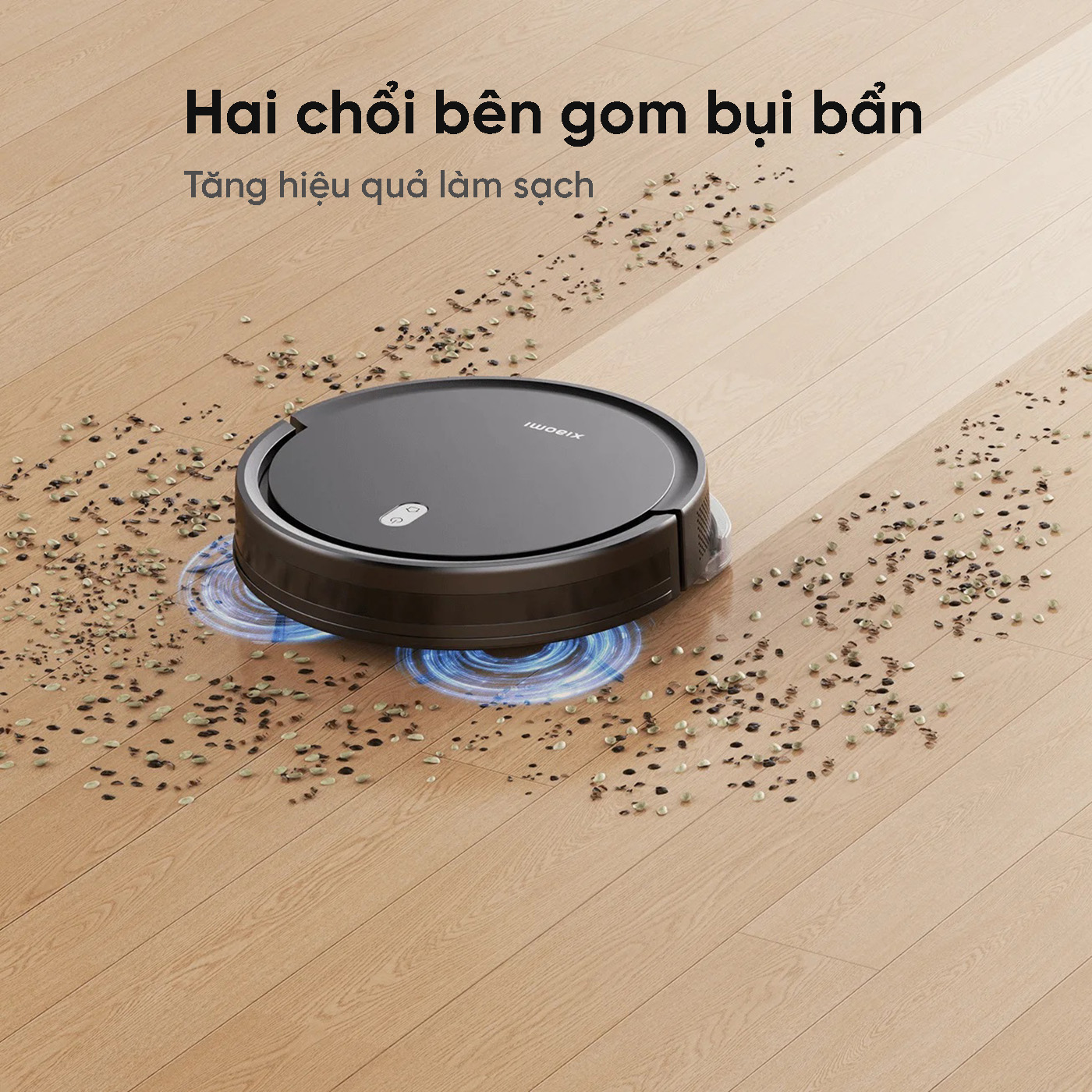Mô tả Robot Hút Bụi Lau Nhà Xiaomi Vacuum E5 - Lực hút 2000Pa, 150m2 - Ba Cấp Độ Hút - 12