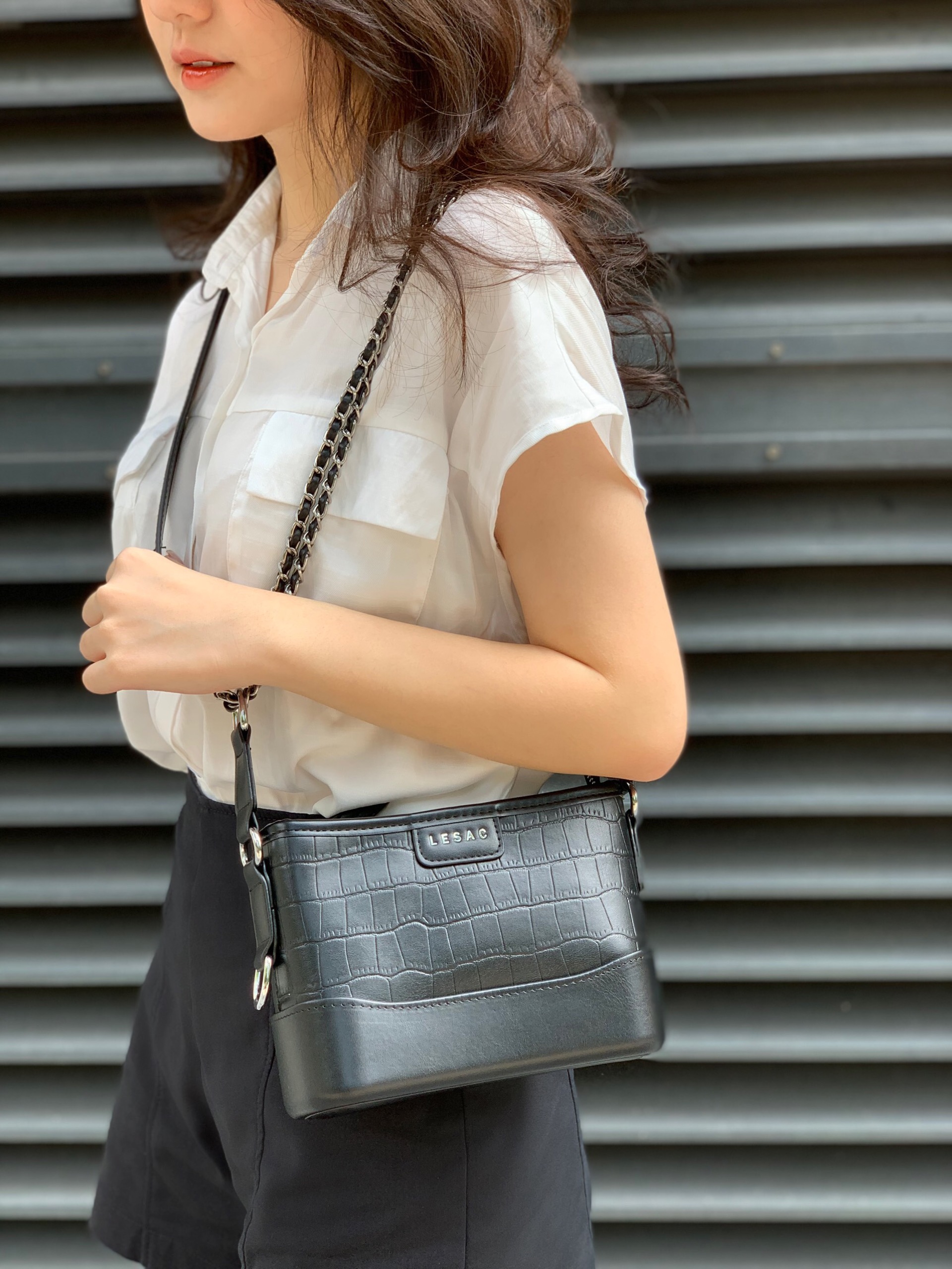 Túi xách nữ LESAC Mikala Bag (02 màu sắc) | Shopee Việt Nam