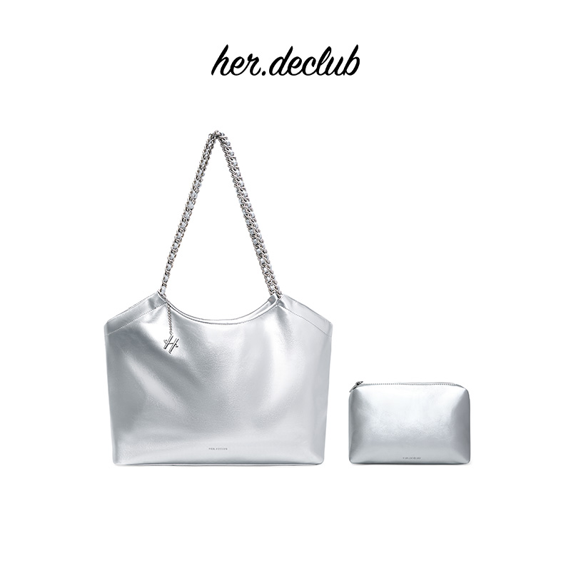 Mô tả Túi Her.declub Stella Shopper Bag Silver (Bạc) - 1