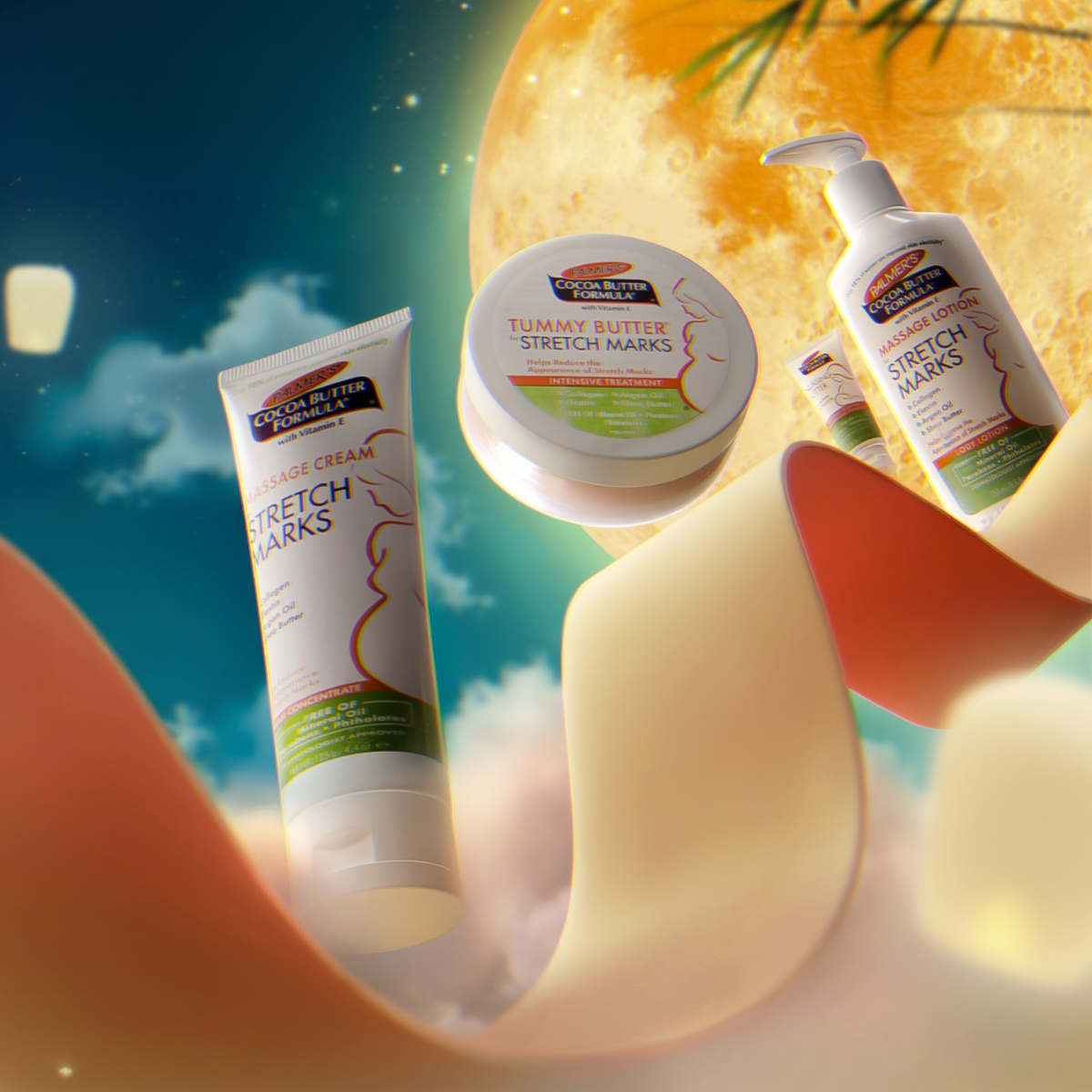 Mô tả COMBO Ngăn ngừa rạn cho mẹ bầu ĐẦU và GIỮA thai kỳ Palmer's (Kem rạn 125g và Lotion rạn 250ml) - 4