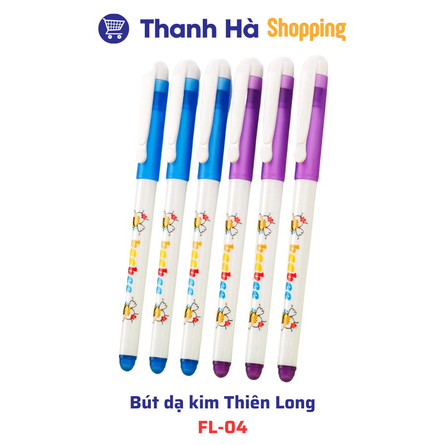 Mô tả Bút dạ kim Thiên Long Bebe FL-04 màu tím - 5