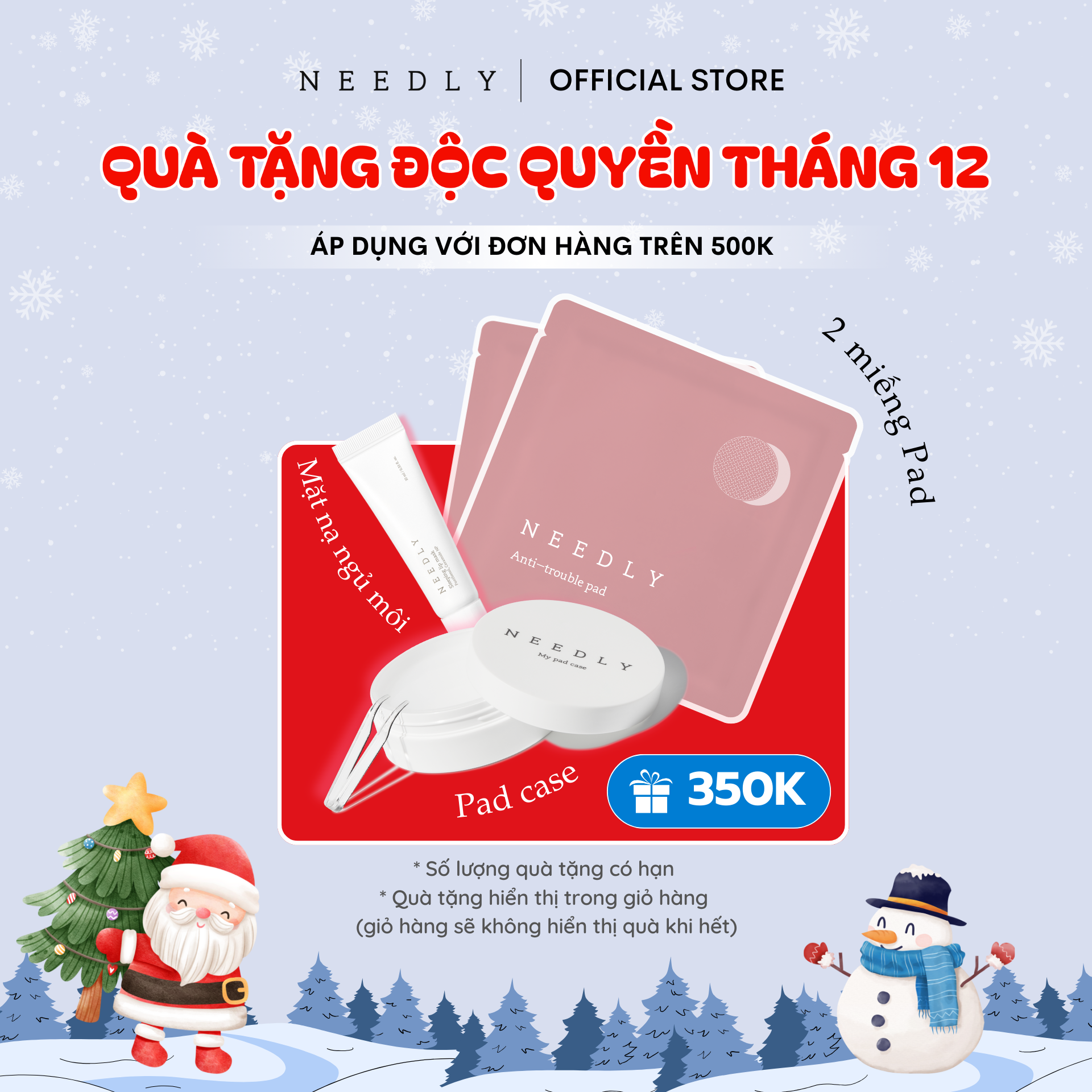 Mô tả QUÀ TẶNG KHÔNG BÁN - BỘ QUÀ TẶNG THÁNG 12 - 1