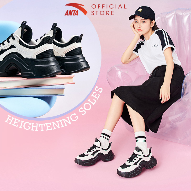 Mô tả Giày thời trang thể thao nữ Bunny Casual ANTA 9224B8821 Giày Sneaker nữ đế cao 5cm - 8