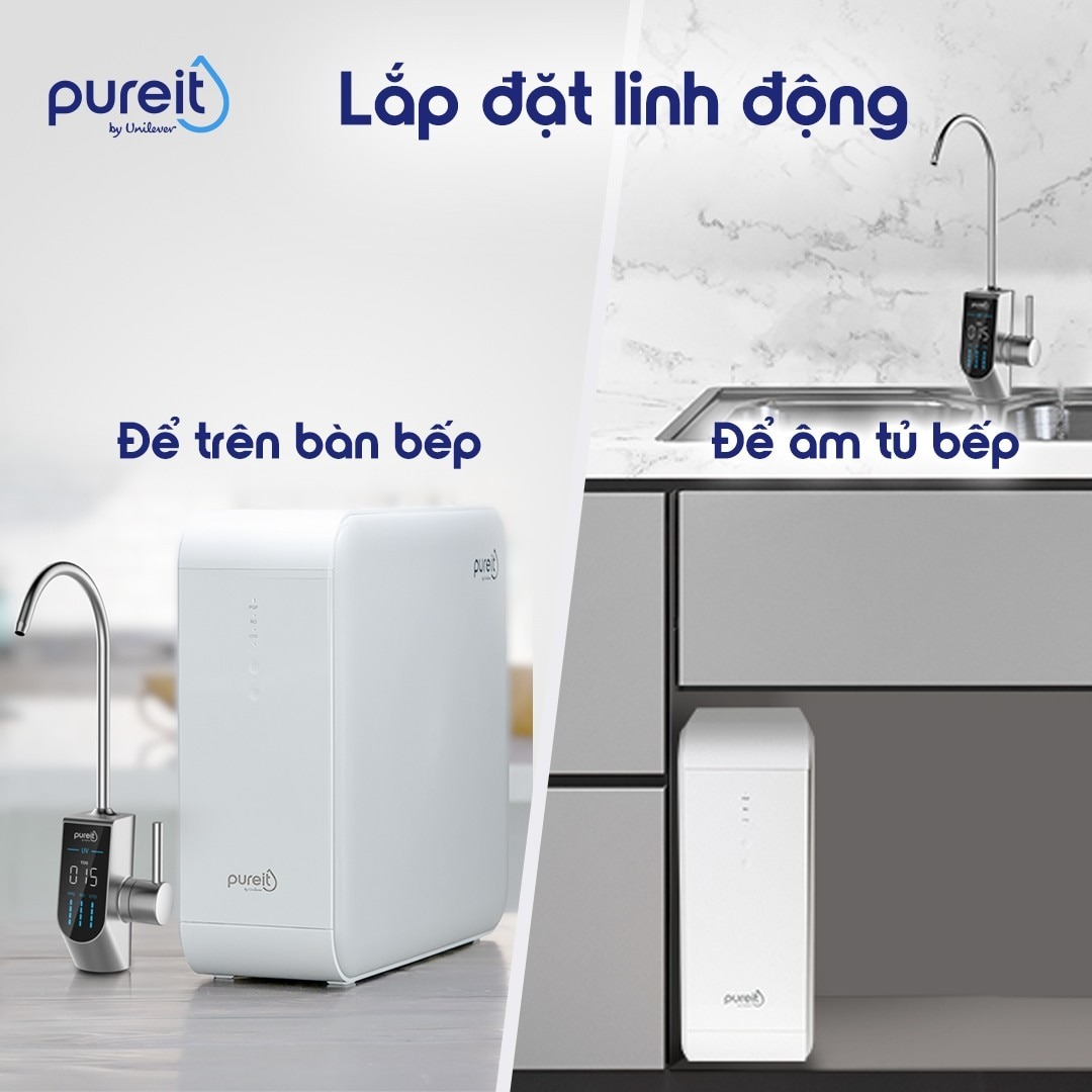 Mô tả Máy Lọc Nước Unilever Pureit Delica UR5840 Dung Tích  7000L Nước Tinh Khiết - 3