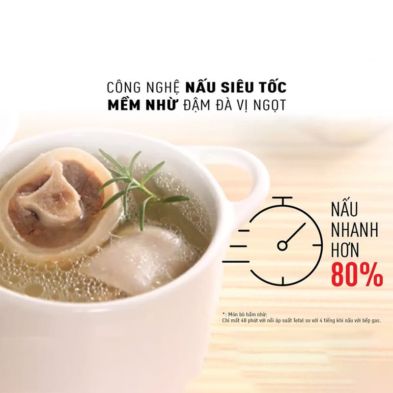 Mô tả Nồi áp suất điện đa năng Tefal 6 lít CY601868 - 15 chương trình cài sẵn - hẹn giờ lên đến 24 giờ - 2