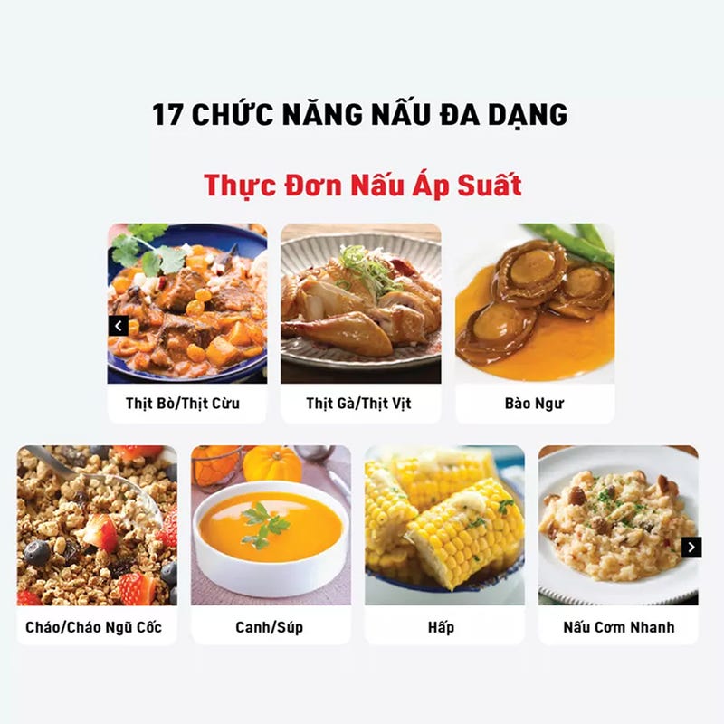Mô tả Nồi áp suất điện đa năng Tefal 6 lít CY601868 - 15 chương trình cài sẵn - hẹn giờ lên đến 24 giờ - 4