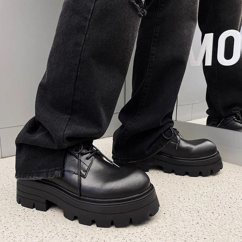Mô tả Giày chunky derby đế cao 7cm thời trang INICHI IG1318 đế cao có may đế - 5