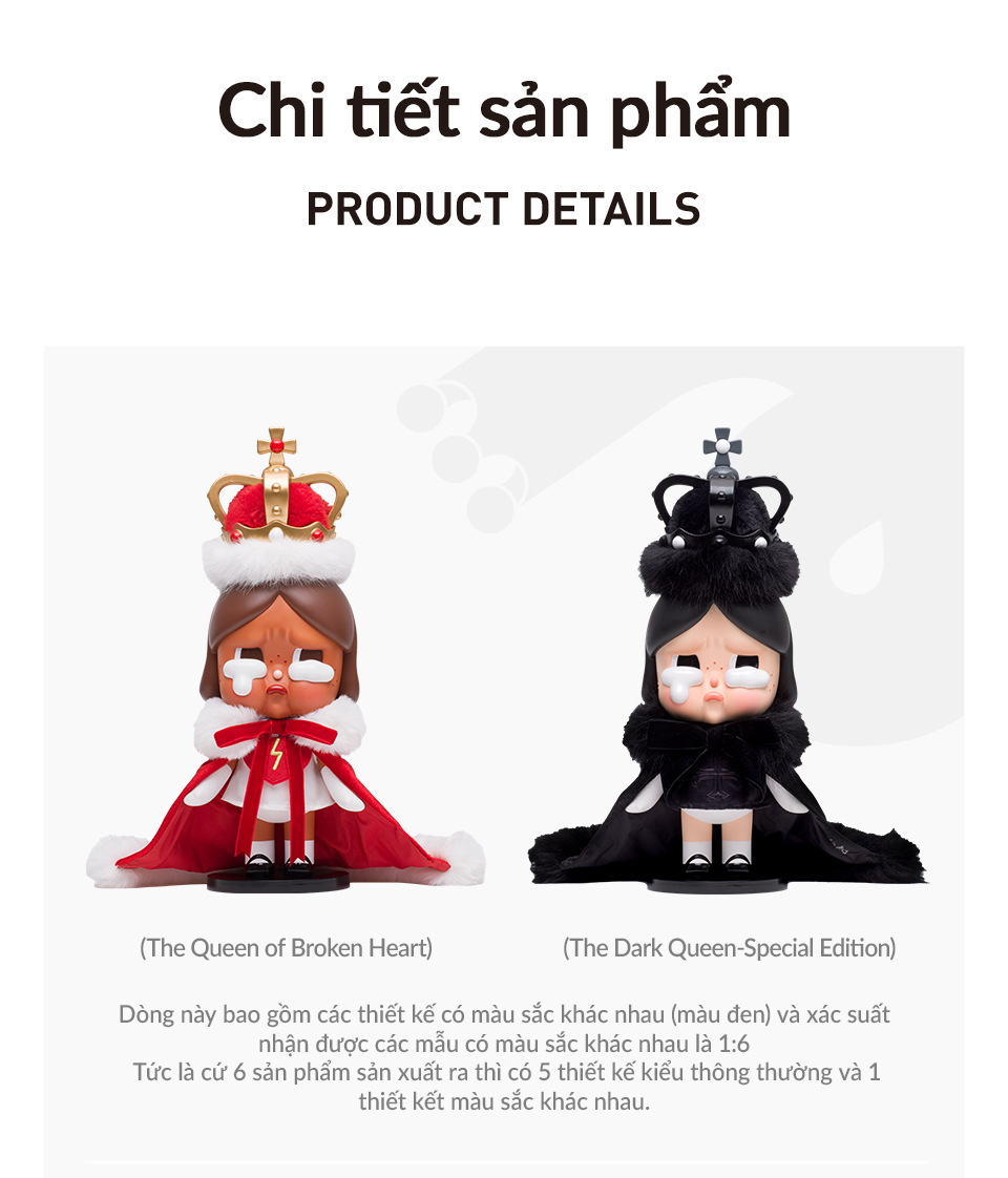 POP MART MEGA CRYBABY 400% The Queen of Broken Heart