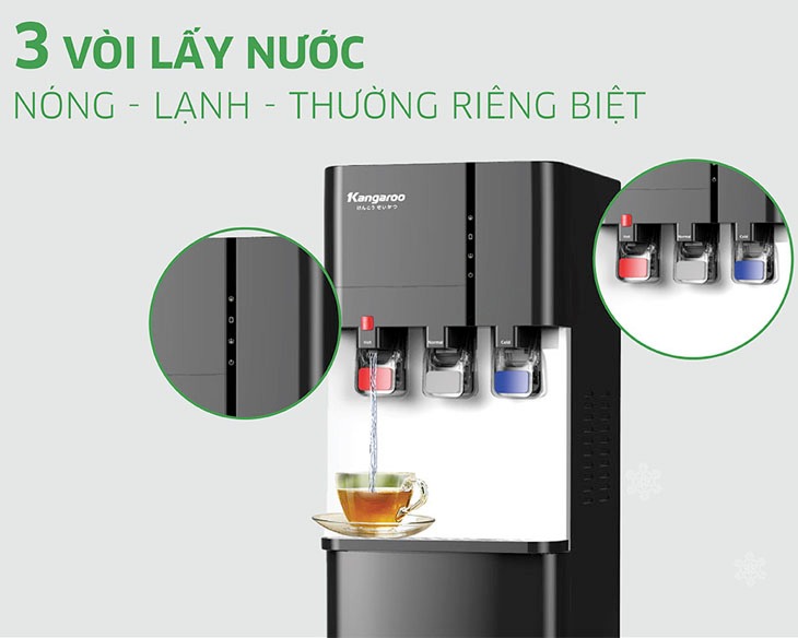 Mô tả Cây Nước Nóng Lạnh Kangaroo KG599A3 Thiết Kế Sang Trọng, Phù Hợp Với Mọi Không Gian - 2