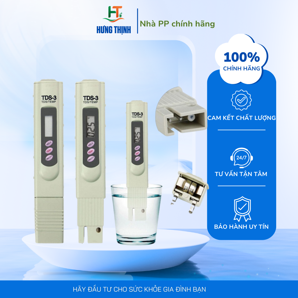 Mô tả Bút TDS Kiểm Tra Chất Lượng Nước Chất Liệu Cao Cấp Thiết Kế Nhỏ Gọn - 1