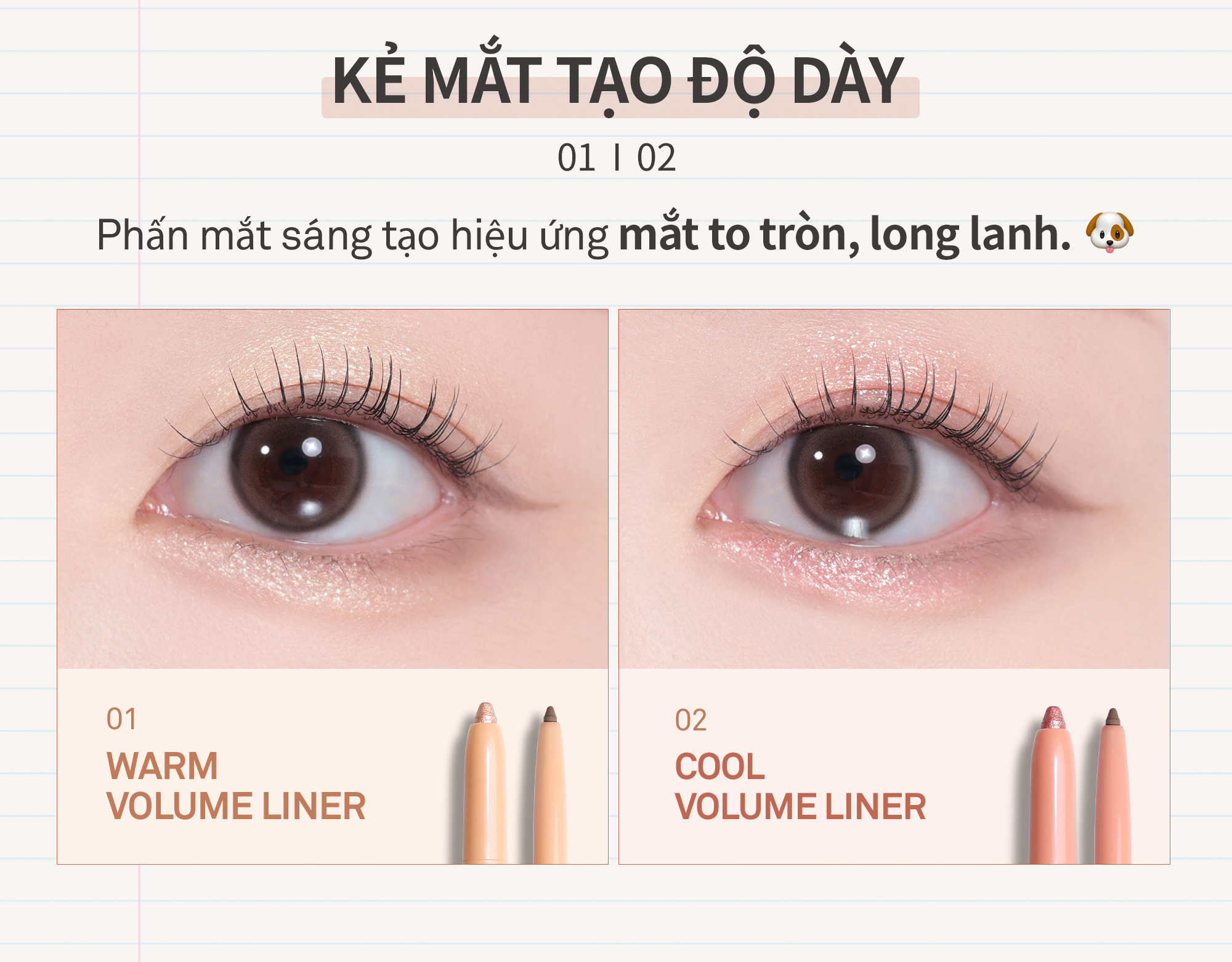 Mô tả Kẻ Mắt 2 Đầu Đa Năng hince New Depth Dual Color Stick 0.8g - 5