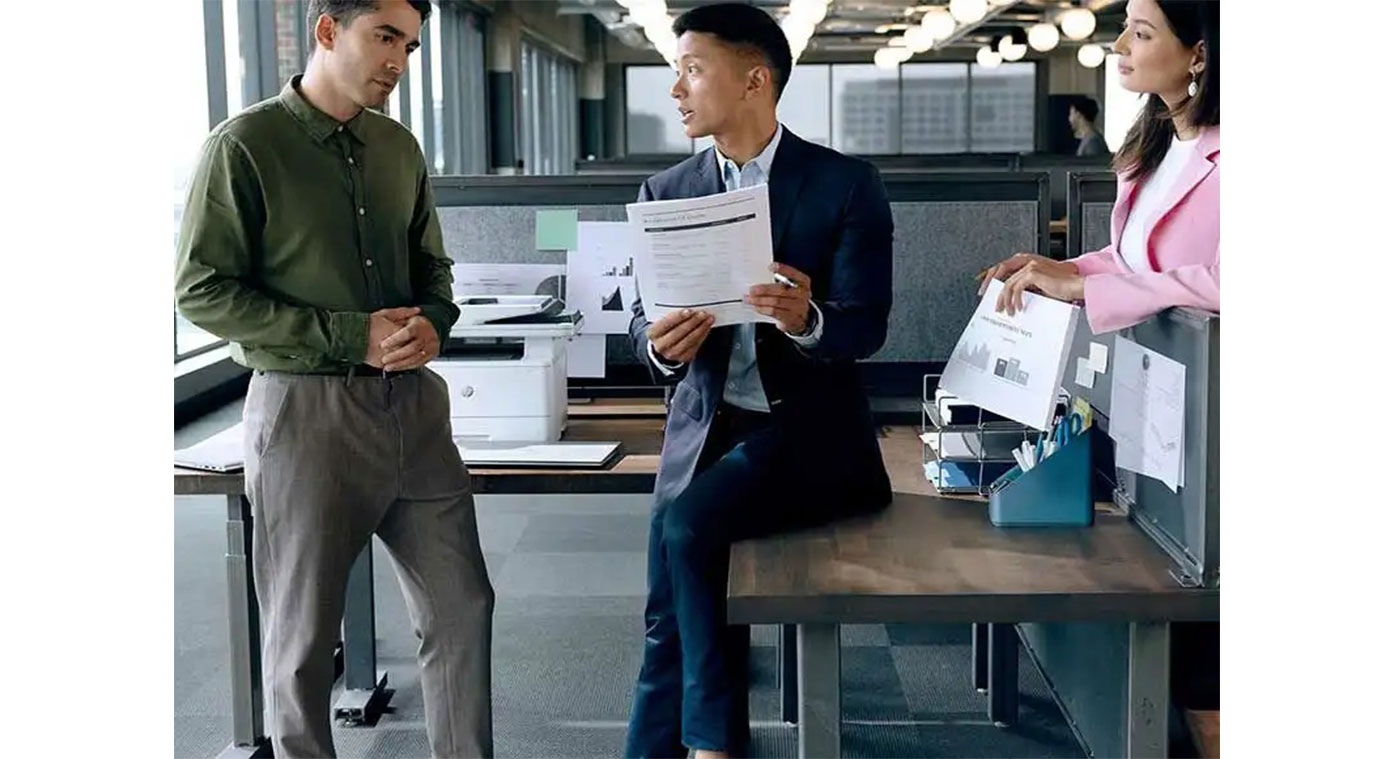 Mô tả Máy in laser đen trắng HP LaserJet Pro MFP 4103FDN 2Z628A (A4/A5/ In/ Copy/ Scan/ Fax/ Đảo mặt/ ADF/ USB/ LAN) - 1