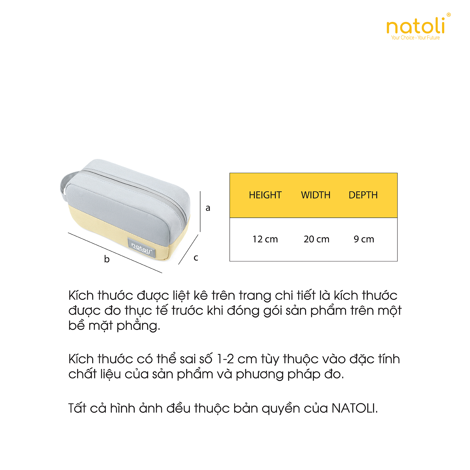 Mô tả Bóp viết nhiều ngăn NATOLI, hộp bút cute chống nước đựng bút đa năng - BST Simple Duo Pen Case T23 - 3
