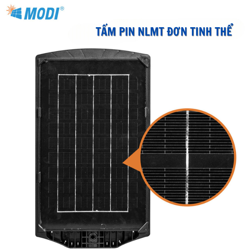 Mô tả Đèn Năng Lượng Mặt Trời Liền Thể 80W MODI SOLAR , Đèn Led Năng Lượng Mặt Trời Cảm Biến Ánh Sáng - 6