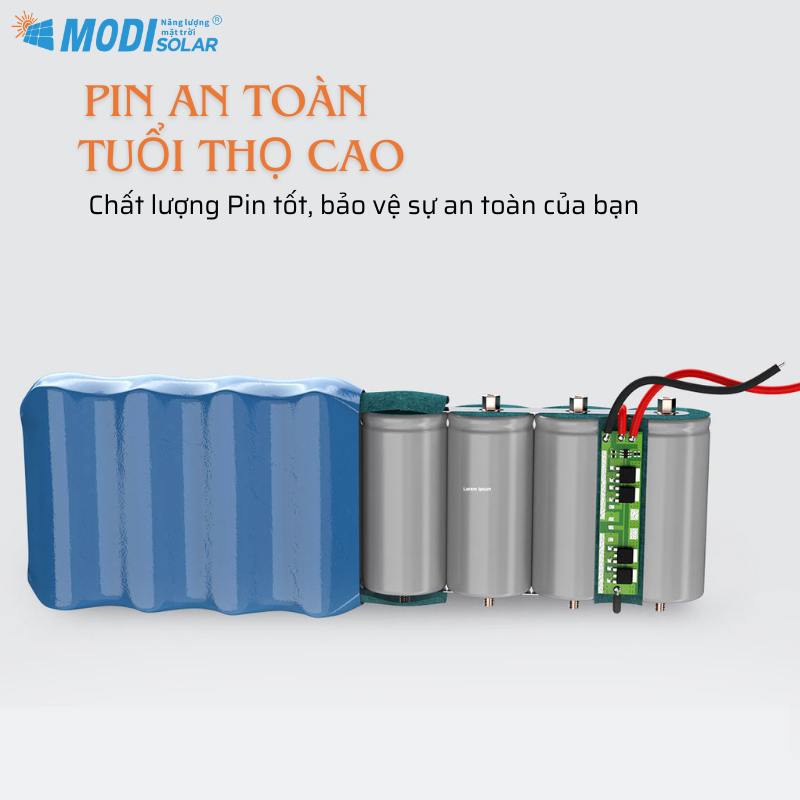 Mô tả Đèn Năng Lượng Mặt Trời Liền Thể 80W MODI SOLAR , Đèn Led Năng Lượng Mặt Trời Cảm Biến Ánh Sáng - 8