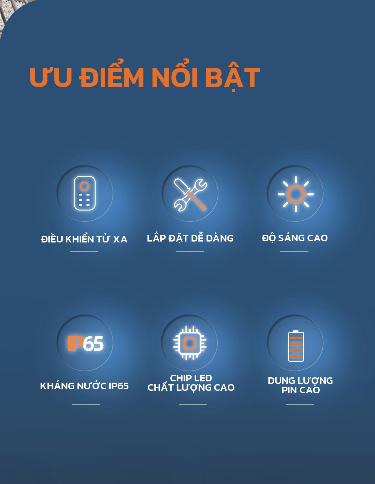 Mô tả Đèn Led Năng Lượng Mặt Trời MODI SOLAR Siêu Sáng Chống Nước Loại 50W, 80W, 120W, 200W,300W, 400W - 2