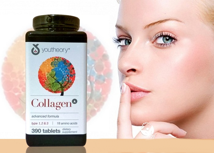 Mô tả Viên uống collagen mỹ youtheory collagen Type 1,2,3 390 viên Healthy Care chống lão hóa đẹp da - 3