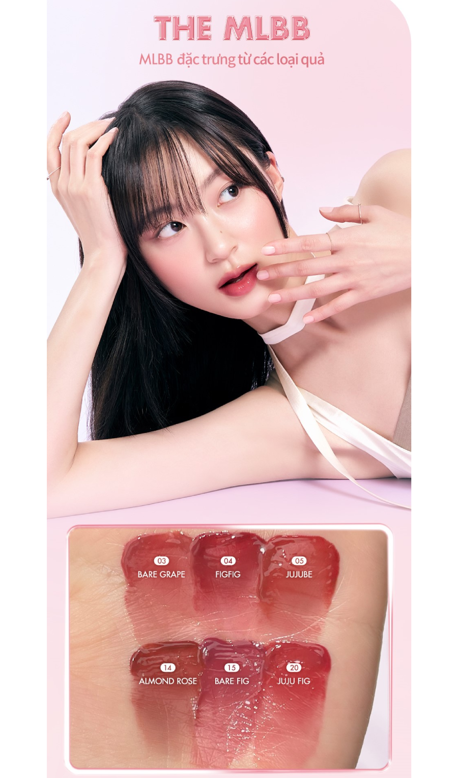 Son Romand Juicy Lasting Tint swatches 2