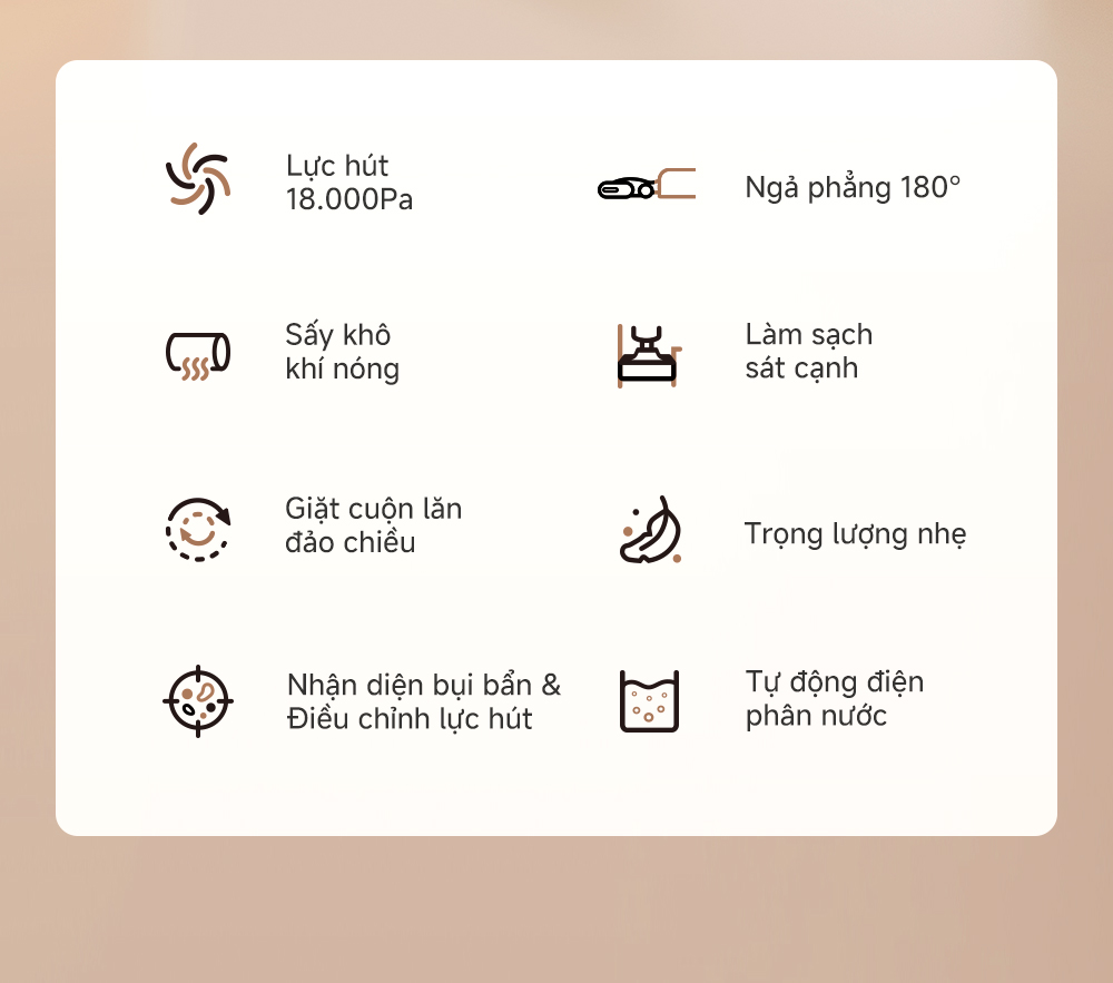 Mô tả Máy hút bụi lau nhà khô và ướt đa năng Mova K30 - Hàng chính hãng - Bảo hành 12 tháng - 2