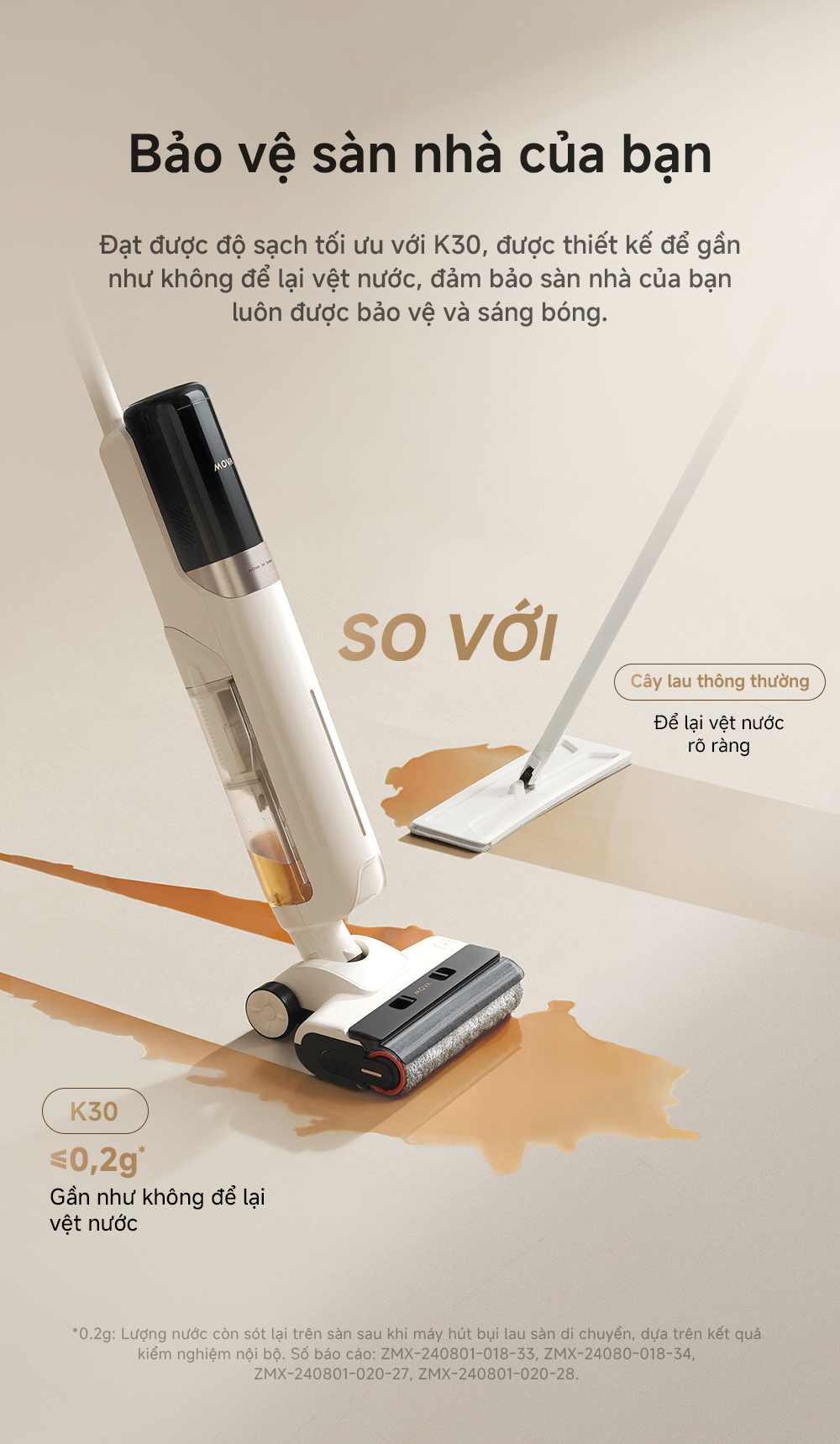Mô tả Máy hút bụi lau nhà khô và ướt đa năng Mova K30 - Hàng chính hãng - Bảo hành 12 tháng - 9