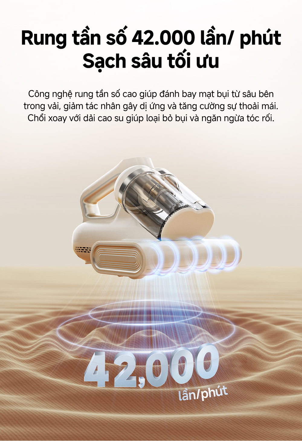 Mô tả Máy hút bụi giường nệm Mova D10 MAX - Hàng chính hãng - Bảo hành 12 tháng - 4