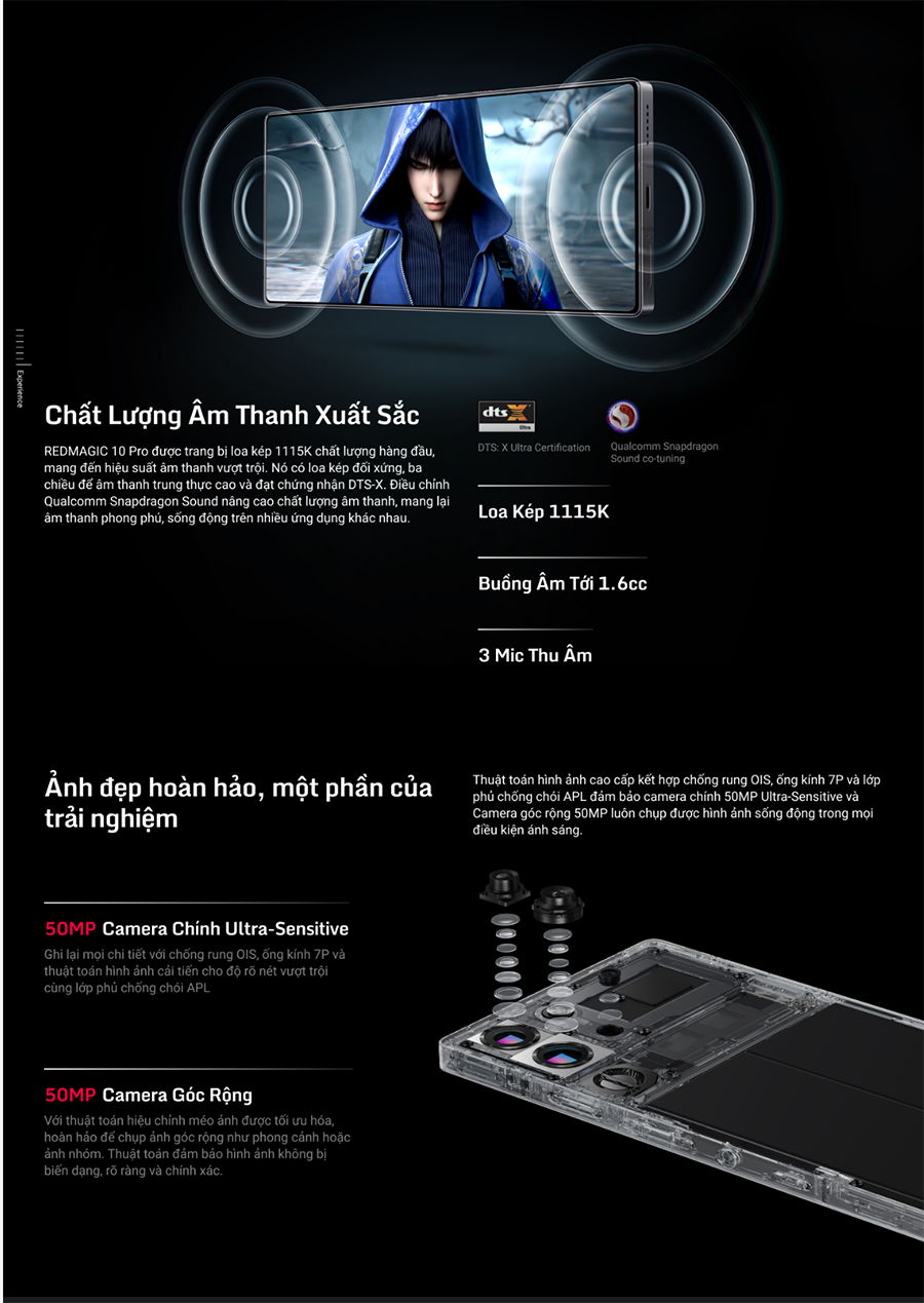 (Bản quốc tế chính hãng) Điện thoại di động Gaming REDMAGIC 10 PRO ...