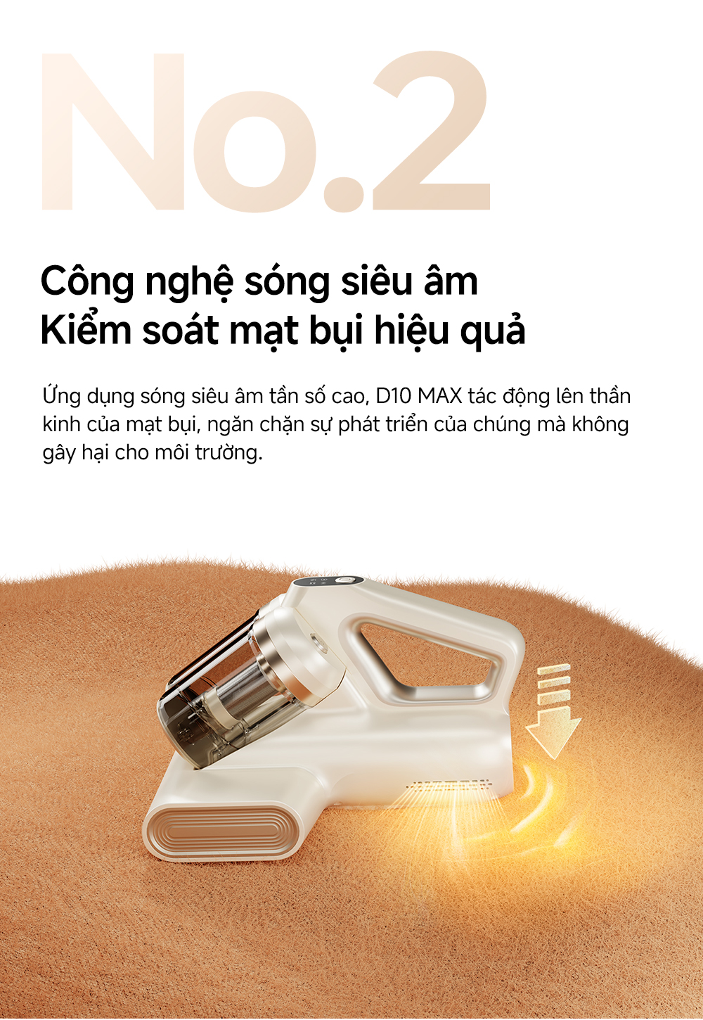 Mô tả Máy hút bụi giường nệm Mova D10 MAX - Hàng chính hãng - Bảo hành 12 tháng - 8