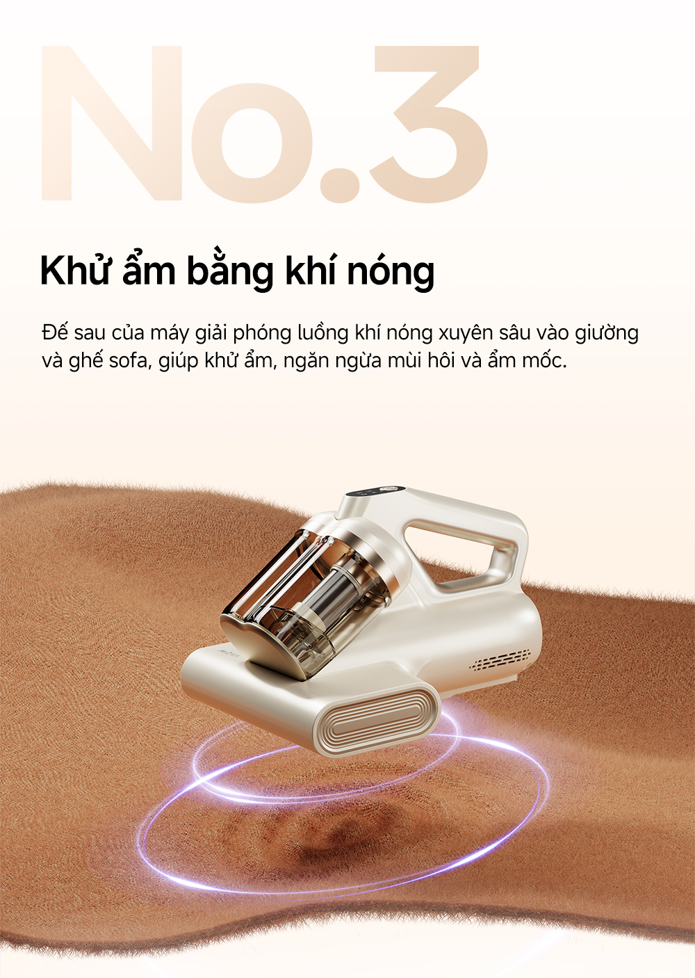 Mô tả Máy hút bụi giường nệm Mova D10 MAX - Hàng chính hãng - Bảo hành 12 tháng - 9