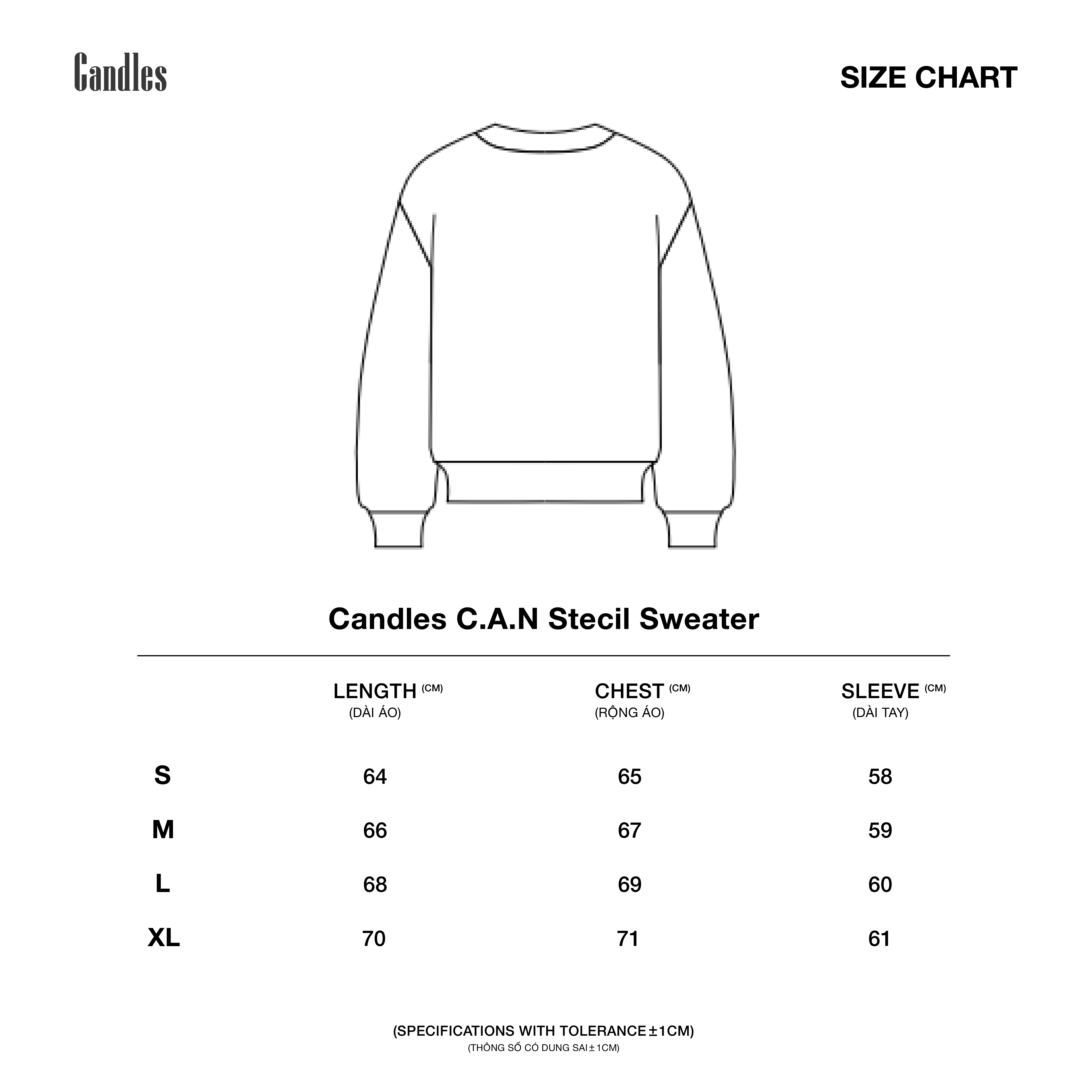 Mô tả Áo Nỉ Candles C.A.N Stecil Oversize Unisex - 5