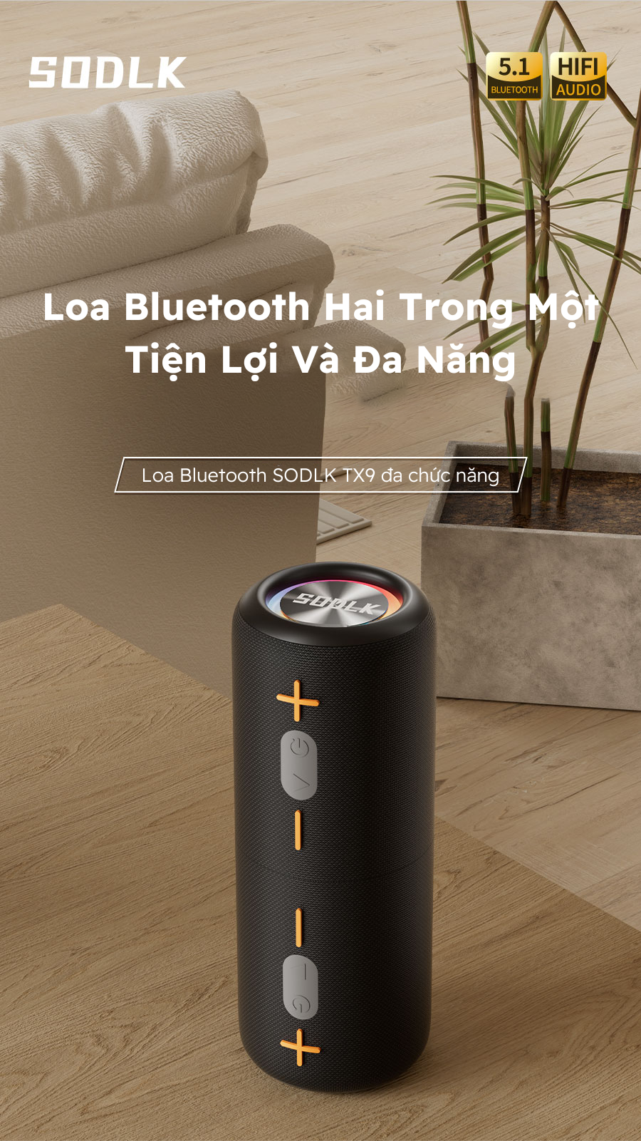 Loa Bluetooth SODLK TX9