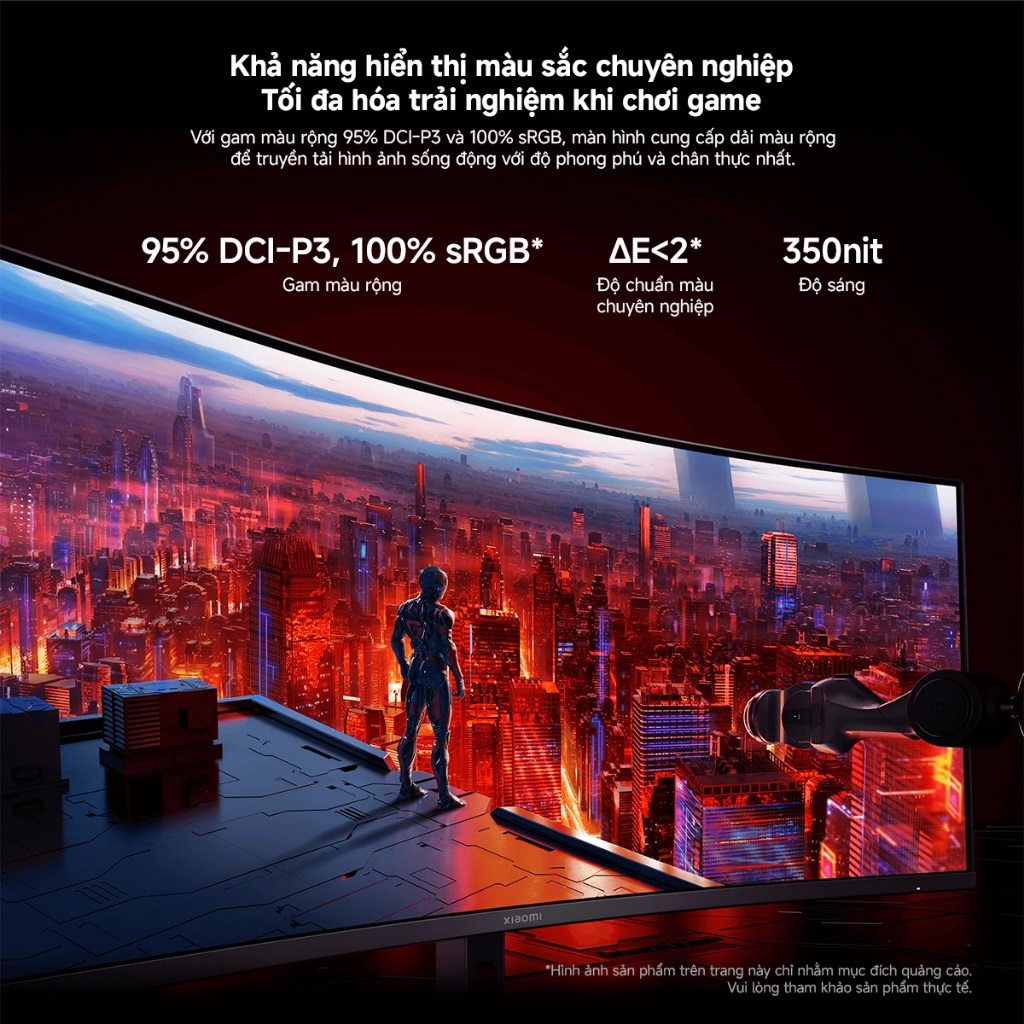 Mô tả Màn Hình Cong Gaming Xiaomi 2K Curved Gaming Monitor G34i (34inch/180Hz/1ms) - Phiên Bản Quốc tế, Bảo Hành 36 Tháng - 7