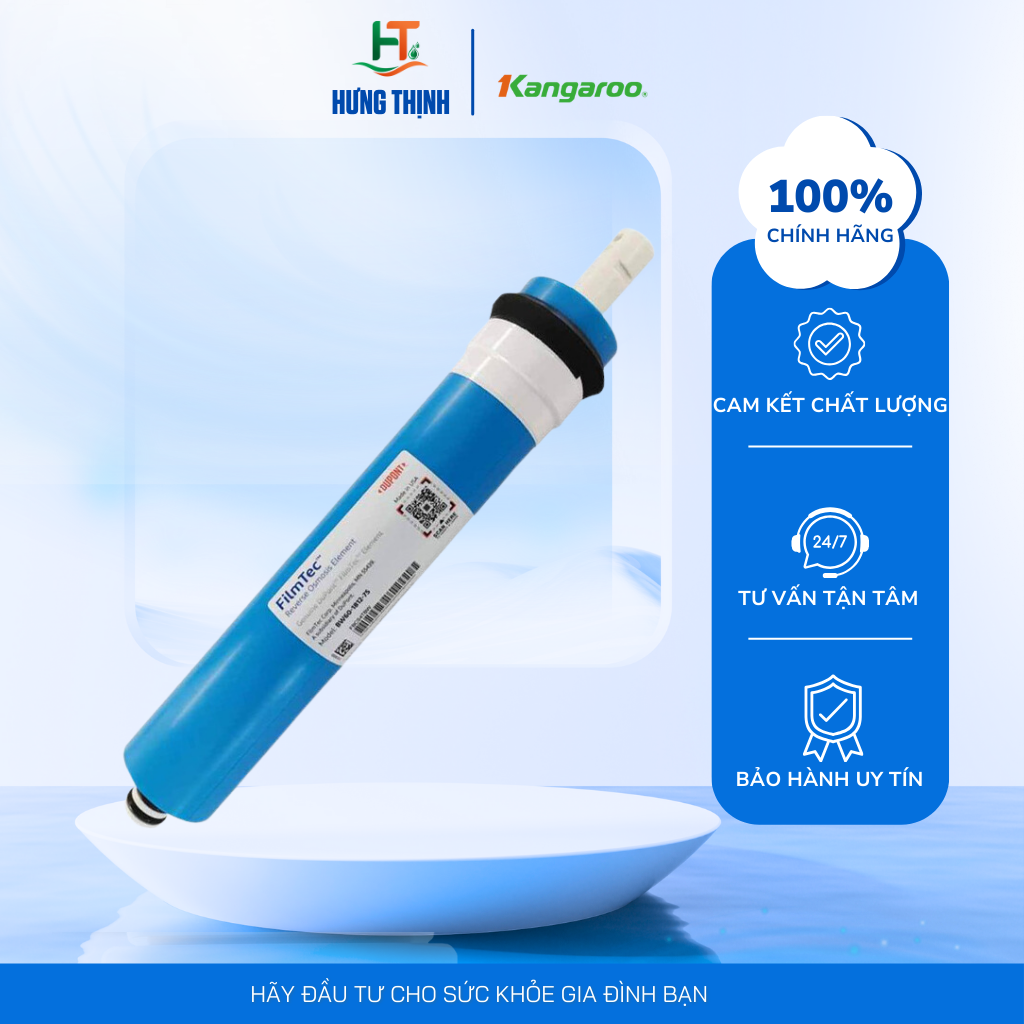 Mô tả Lõi Lọc Nước Kangaroo Số 4 - Màng RO FILMTEC Loại Bỏ Hoàn Toàn Chất Rắn Tuổi Thọ Lên Đến 9000 Lít - 1