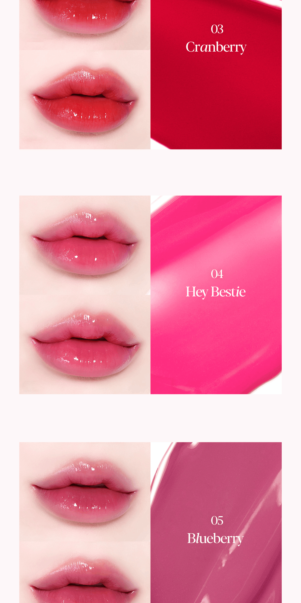 Mô tả Son Thỏi Bóng Dưỡng Ẩm Espoir Nowear Lipstick Balming Glow 3gr - 8