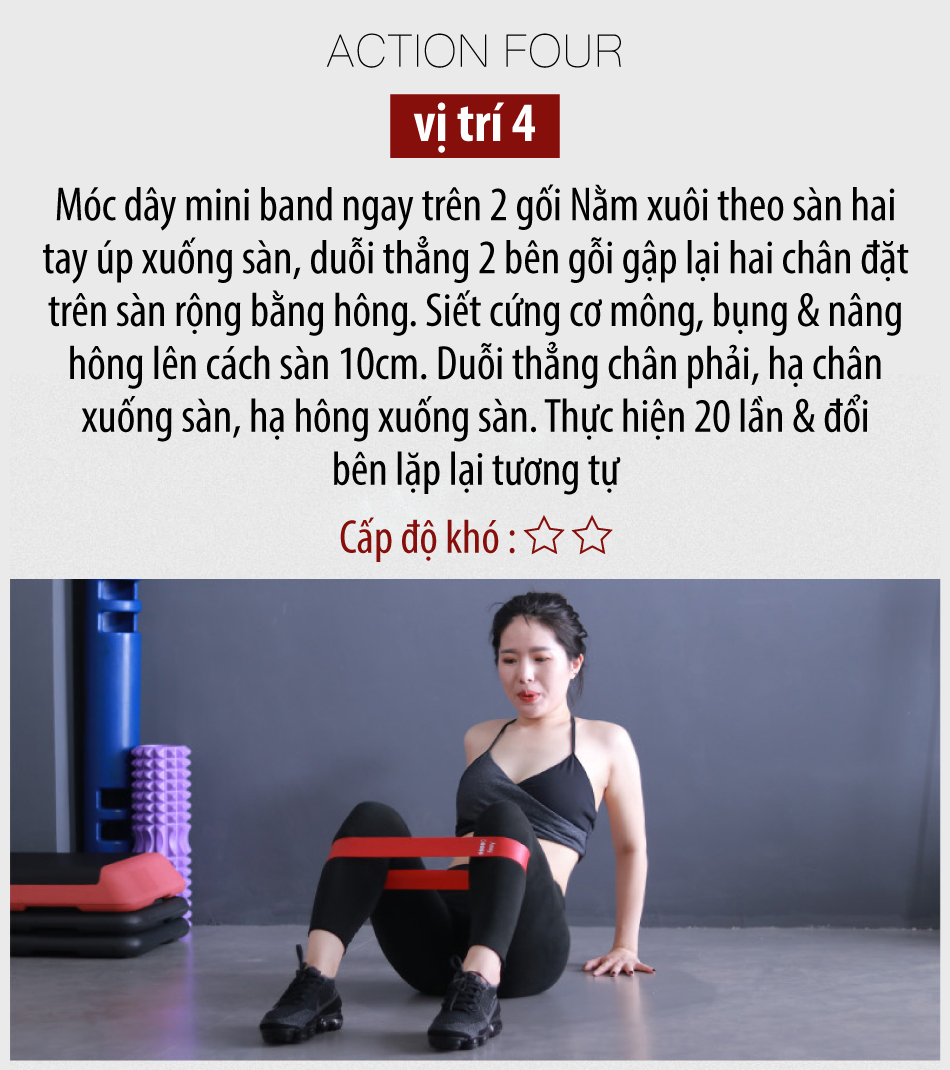 Mô tả KOL - BG Bộ 5 Dây đàn hồi kháng lực đa năng cao cấp tập Gym/Yoga - 7