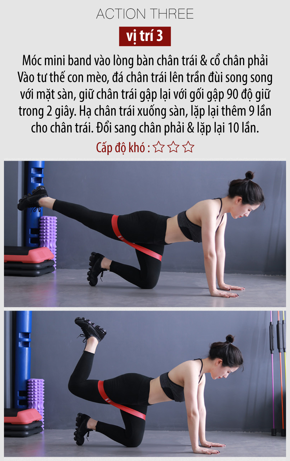 Mô tả KOL - BG Bộ 5 Dây đàn hồi kháng lực đa năng cao cấp tập Gym/Yoga - 9
