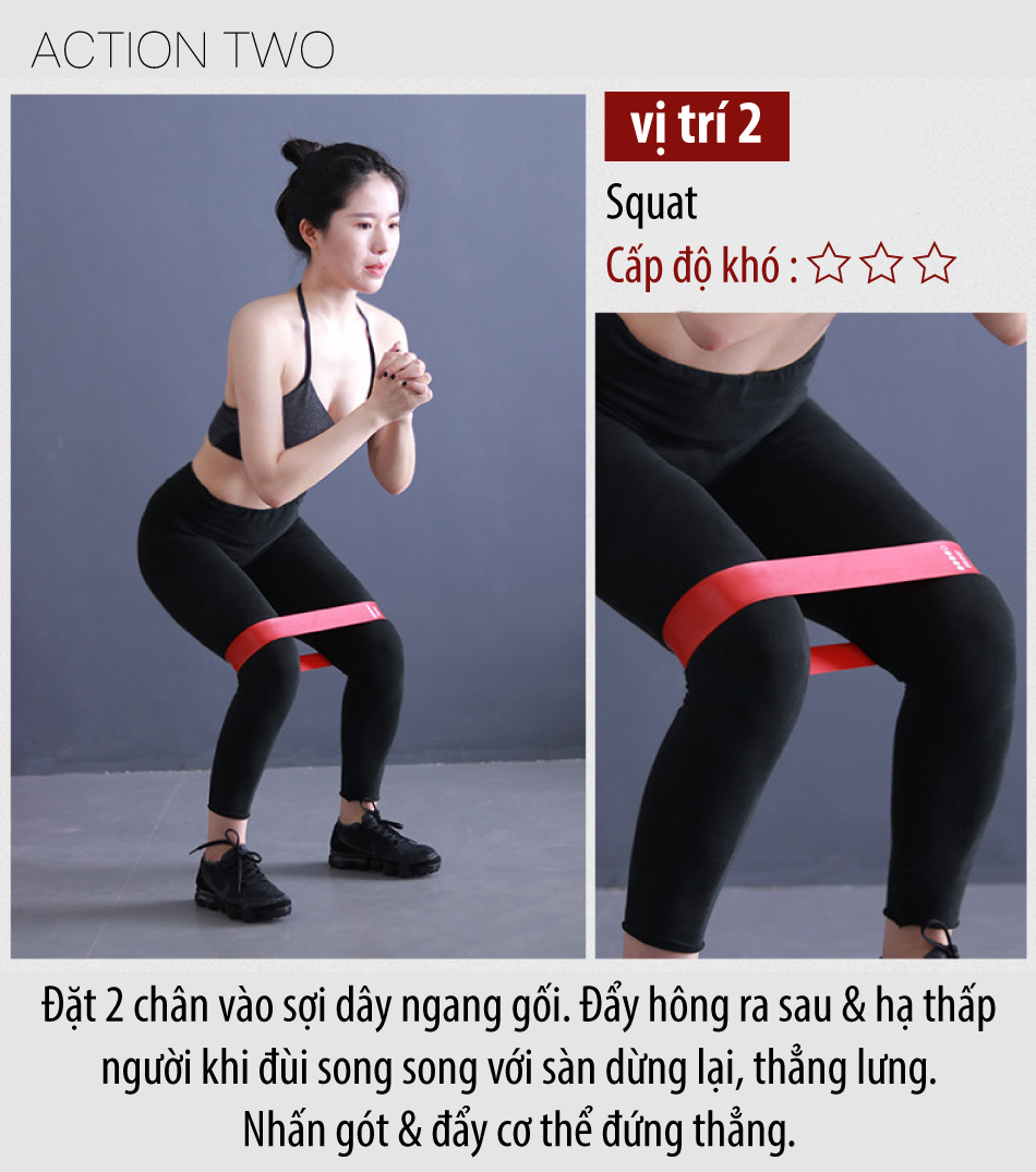 Mô tả KOL - BG Bộ 5 Dây đàn hồi kháng lực đa năng cao cấp tập Gym/Yoga - 3
