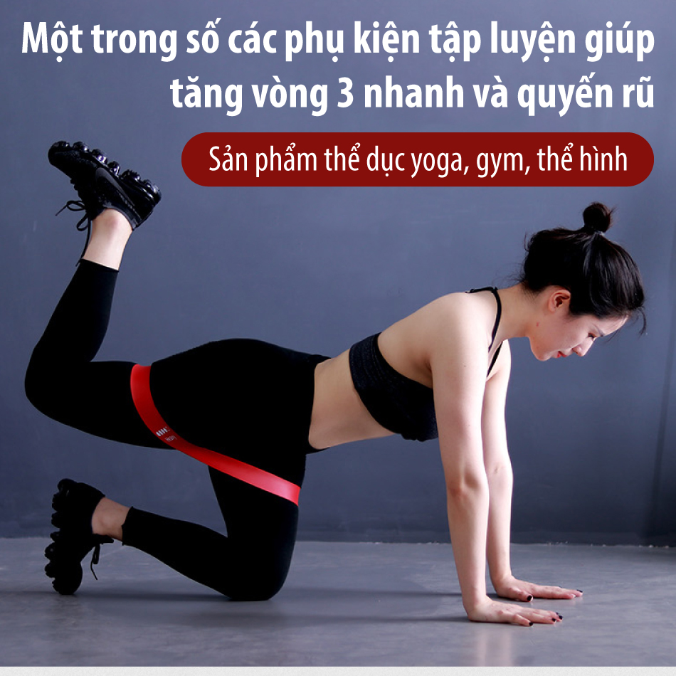 Mô tả KOL - BG Bộ 5 Dây đàn hồi kháng lực đa năng cao cấp tập Gym/Yoga - 4