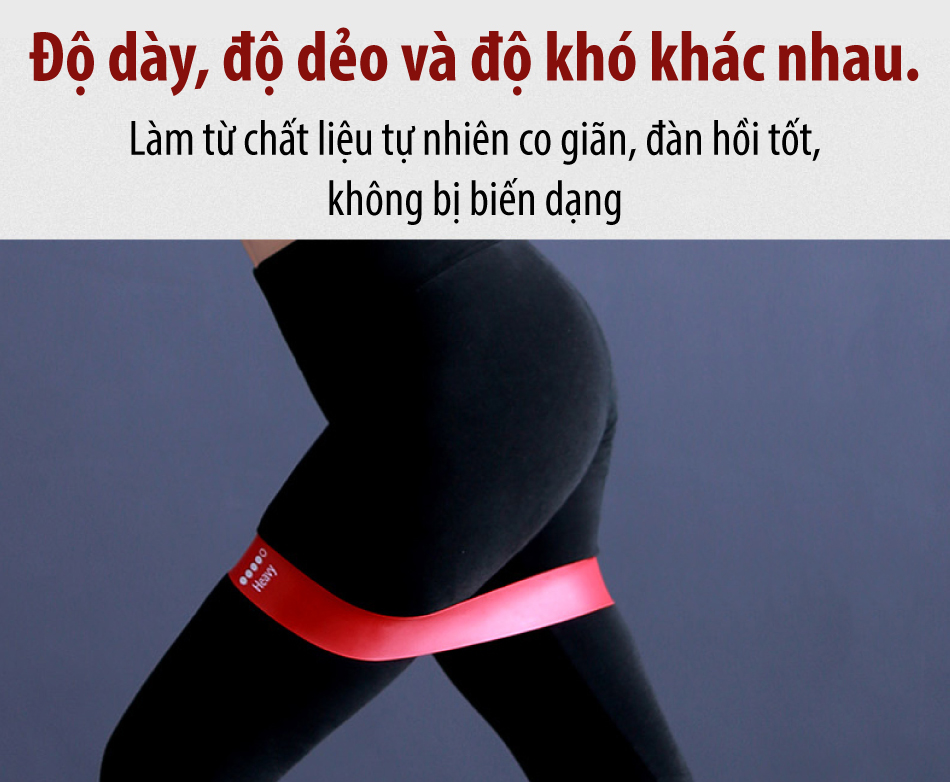 Mô tả KOL - BG Bộ 5 Dây đàn hồi kháng lực đa năng cao cấp tập Gym/Yoga - 5