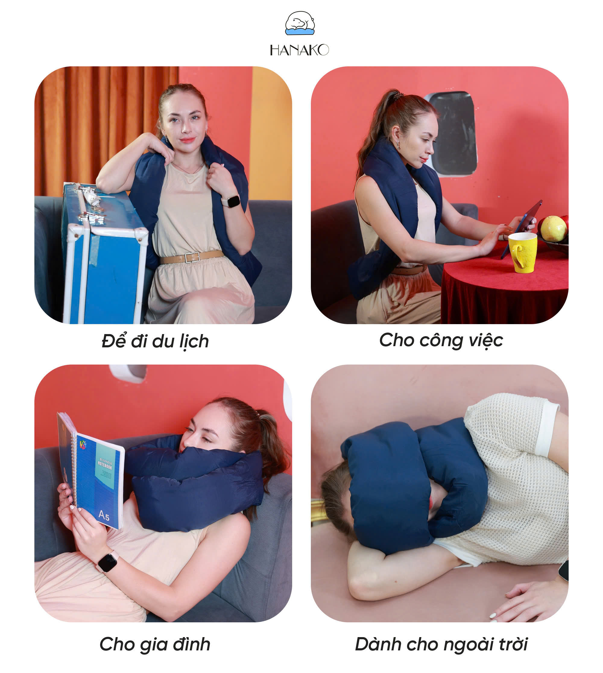 Mô tả Gối VÔ CỰC siêu nâng đỡ tiện lợi đối với đầu và cổ mang lại cảm giác thư giãn, thoải mái cho người sử dụng - 3
