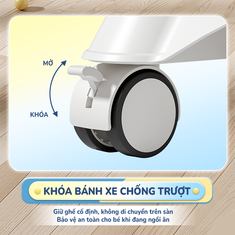 Mô tả Ghế ăn dặm cao cấp Chilux Grow D - Đồng hành cùng mẹ - Bé khỏe, ăn ngon - 5