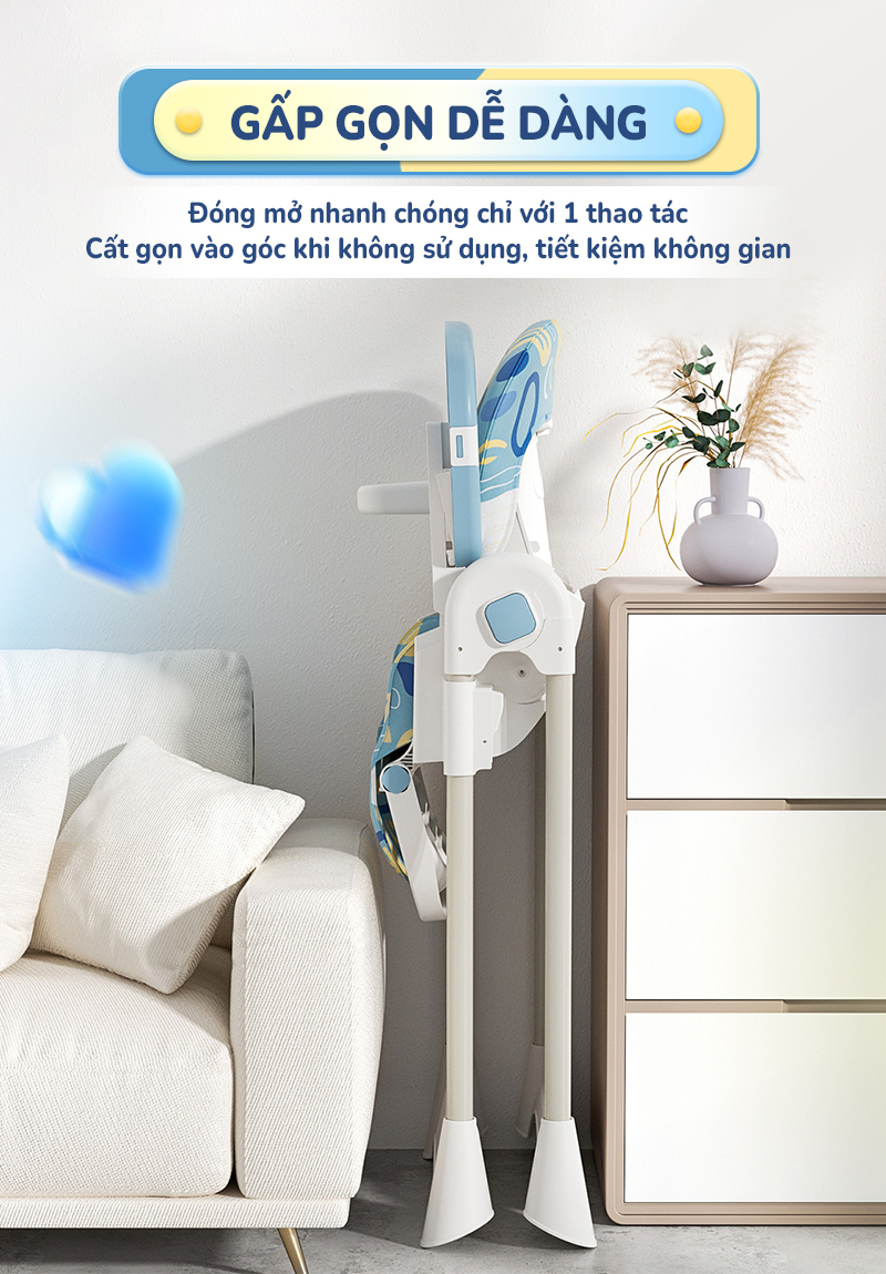 Mô tả Ghế ăn dặm cao cấp Chilux Grow D - Đồng hành cùng mẹ - Bé khỏe, ăn ngon - 7