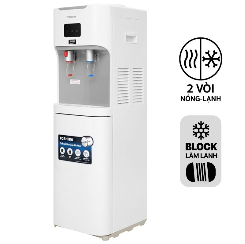 Mô tả Cây Nước Nóng Lạnh Bình Úp Toshiba RWF-W1664TV Thiết Kế Hiện Đại, 2 Màu Trắng Đen Ấn Tượng - 4