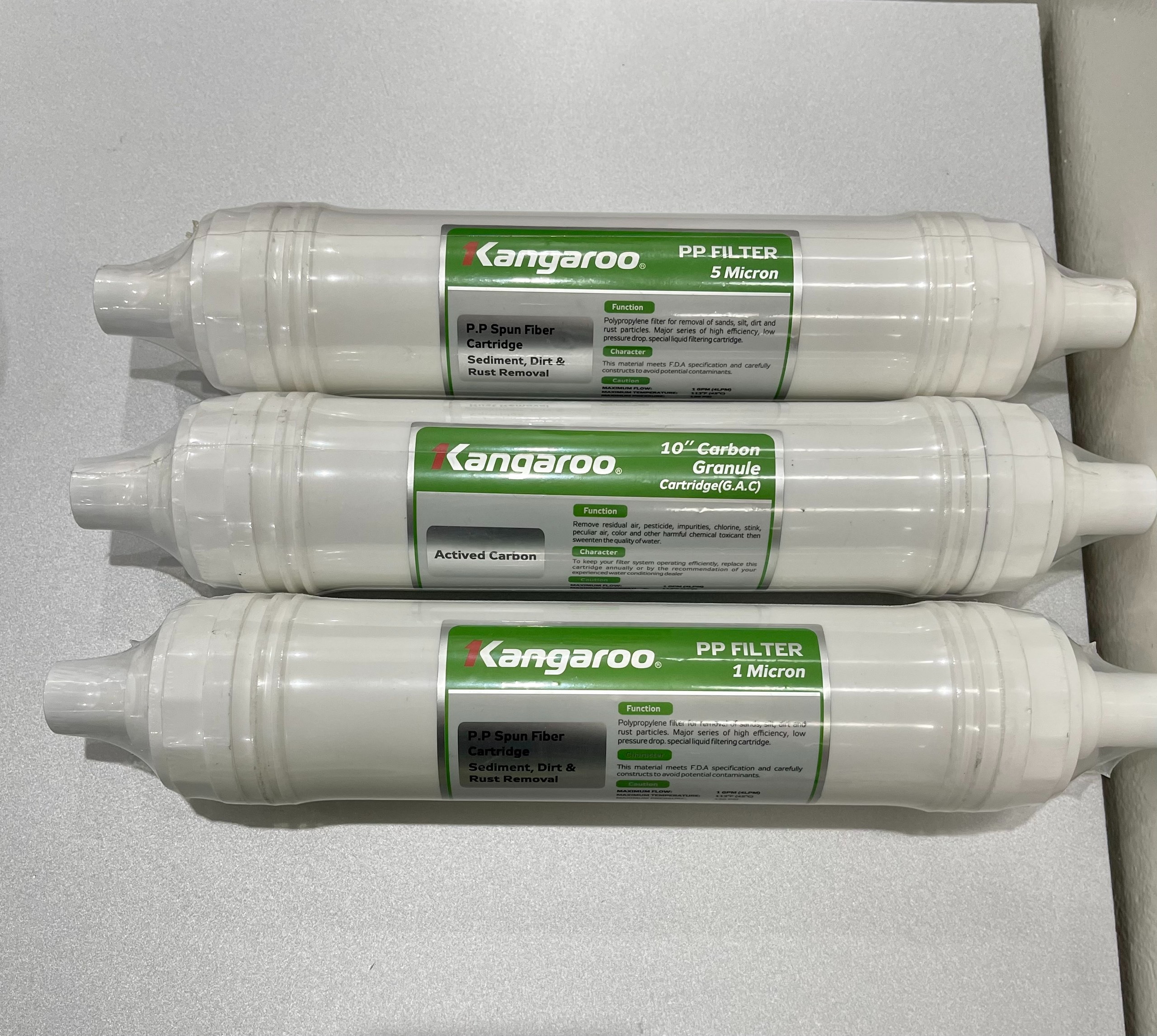 Mô tả Lõi Lọc Nước 1 2 3 Cho Máy Lọc Nước KG100HK, KG100ES, KG100EO, KG100ES1 - 3
