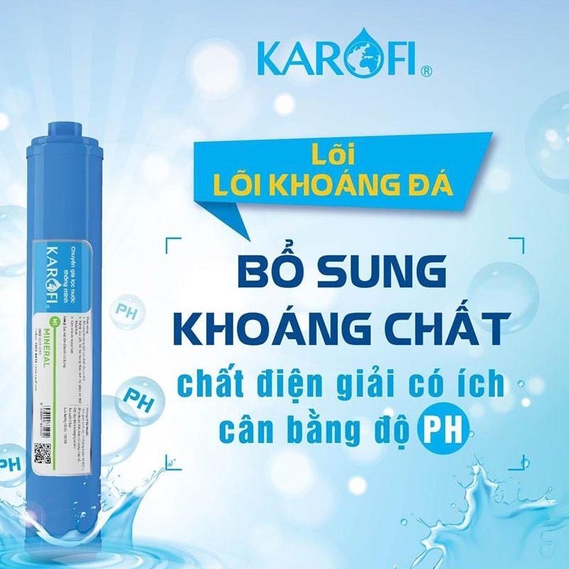Mô tả Lõi Lọc Karofi Số 6 (Lõi Khoáng Đá Mineral ) Hàng Chính Hãng, Cải Thiện Chất Lượng Nước - 2