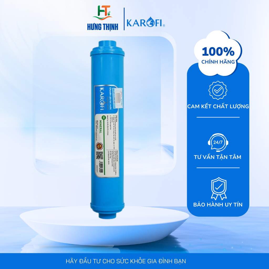 Mô tả Lõi Lọc Karofi Số 6 (Lõi Khoáng Đá Mineral ) Hàng Chính Hãng, Cải Thiện Chất Lượng Nước - 1