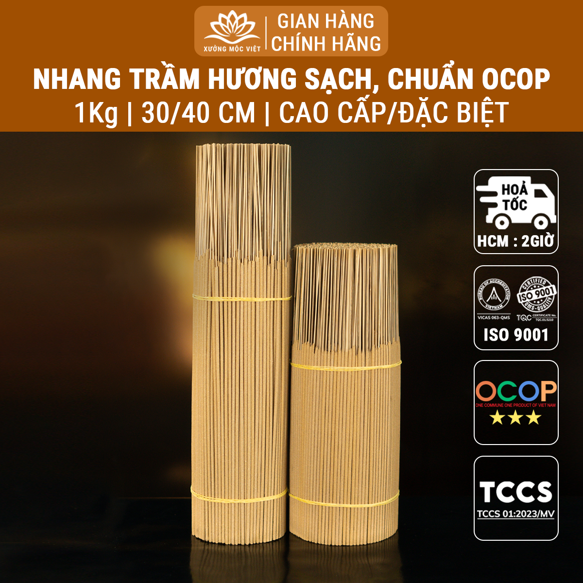 Công dụng Nhang Trầm Hương Xưởng Mộc Việt