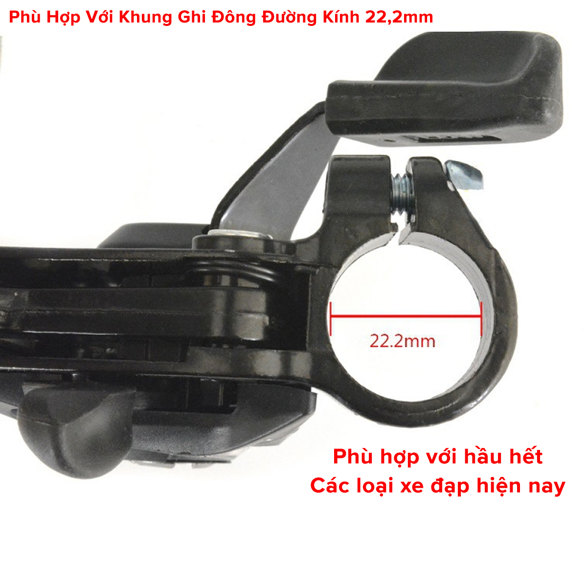 Mô tả Bộ Tay Đề Tay Phanh Líp Xe Đạp Amalife Bấm Tốc Độ 3x7 Speed Và 3x8 Speed Shimano1 - 2