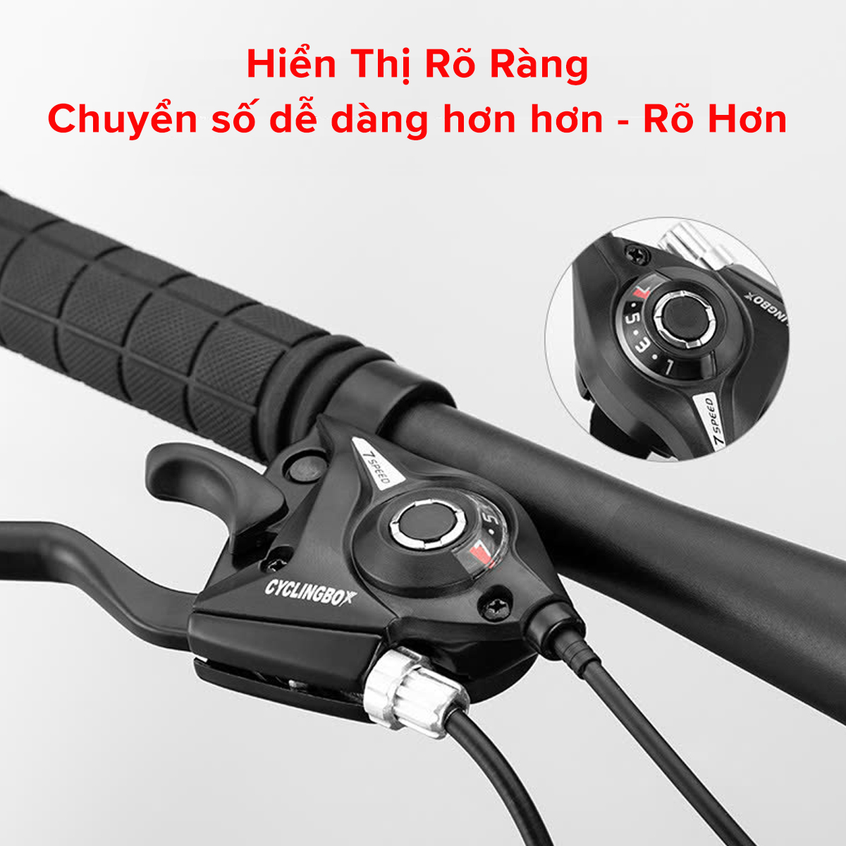 Mô tả Bộ Tay Đề Tay Phanh Líp Xe Đạp Amalife Bấm Tốc Độ 3x7 Speed Và 3x8 Speed Shimano1 - 7