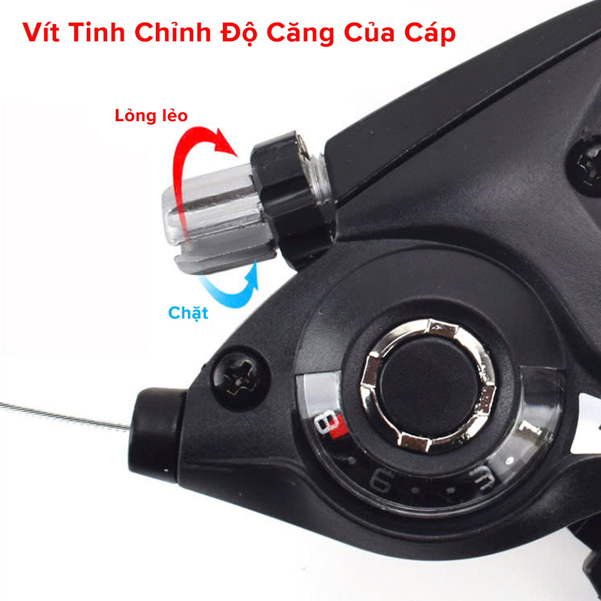 Mô tả Bộ Tay Đề Tay Phanh Líp Xe Đạp Amalife Bấm Tốc Độ 3x7 Speed Và 3x8 Speed Shimano1 - 11